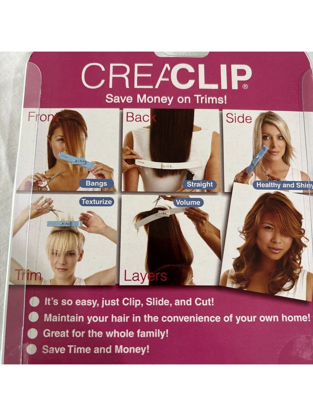 CreaClip Hair Cutting at Home Trims/Layers/Bangs As Seen On TV New